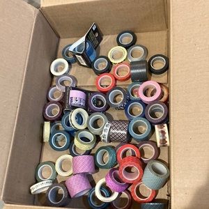 5 random roles (never used just fell out of packages) washy tape.